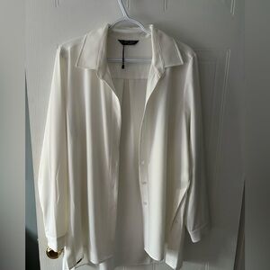 White button blouse